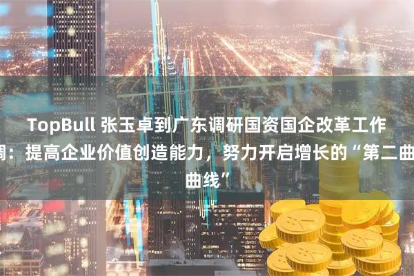 TopBull 张玉卓到广东调研国资国企改革工作强调：提高企业价值创造能力，努力开启增长的“第二曲线”